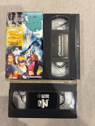VHS Sega Saturn y Objetivo N64