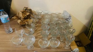 Calice di vetro per dessert