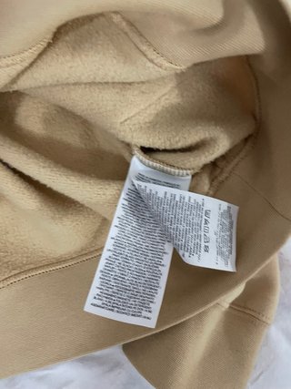 Sudadera Nike Beige con Logo