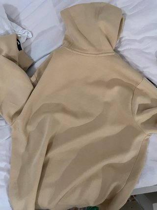 Sudadera Nike Beige con Logo