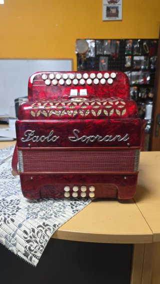 Organetto Paolo Soprani 8 Bassi Sol/Do (G/C)