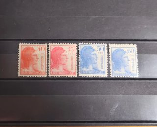 España 1938. Serie 751-4 Alegoría República