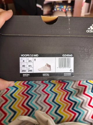 Zapatillas Adidas altas blancas y rosas