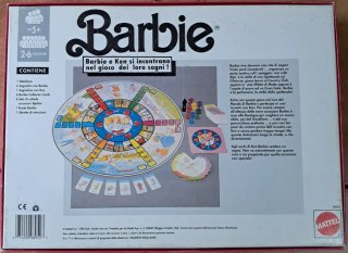 Gioco da Tavola Barbie In Vacanza Mattel 1990