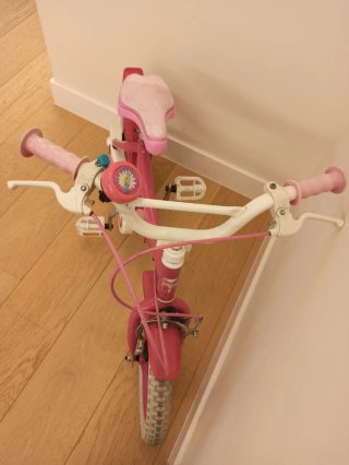 Bici infantil de 14 pulgadas rosa