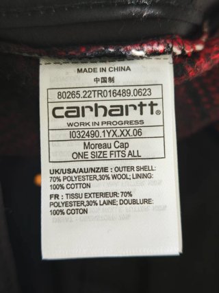 Gorra Carhartt Moreau Roja
