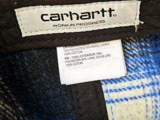 Gorra Carhartt Moreau cuadros azul y negro