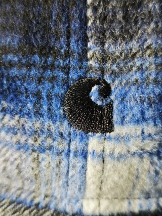Gorra Carhartt Moreau cuadros azul y negro