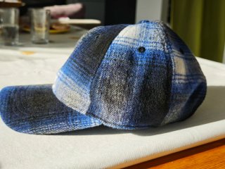 Gorra Carhartt Moreau cuadros azul y negro