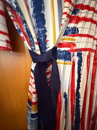 Vestido Multicolor con Cinturón