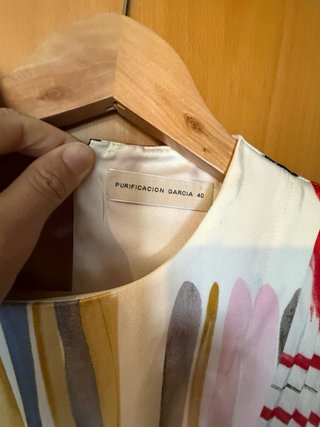 Vestido Multicolor con Cinturón