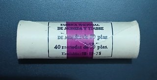 Cartucho Oficial F.N.M.T - 50 Pesetas 1975 (19-76)