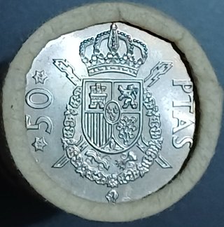 Cartucho Oficial F.N.M.T - 50 Pesetas 1975 (19-76)