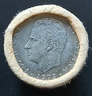 Cartucho Oficial F.N.M.T - 50 Pesetas 1975 (19-76)
