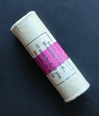 Cartucho Oficial F.N.M.T - 50 Pesetas 1975 (19-76)