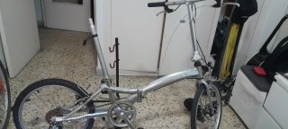 Bici plegable Monty revisada y regulada.