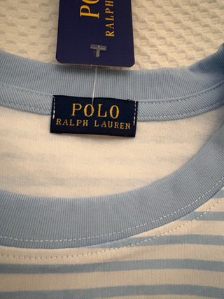 Camiseta Polo Ralph Lauren Rayas Azul/Blanco