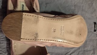 Miu Miu Bailarinas Piel Nude T 39