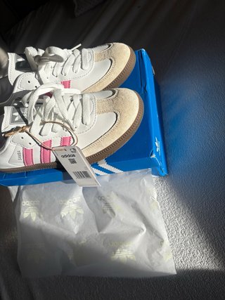 Adidas Samba Rosa e Branco