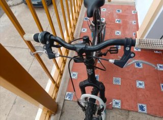 Bicicleta infantil negra