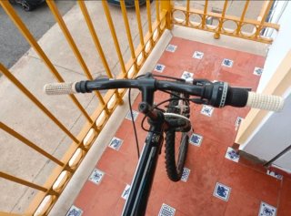 Bicicleta infantil negra