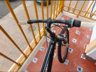 Bicicleta infantil negra