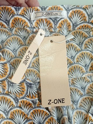 Blusa estampada manga 3/4