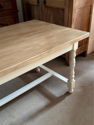 Mesa restaurada estilo farmhouse restaurada