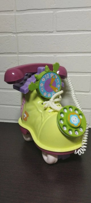 Teléfono Juguete Retro con Forma de Patín / Bota