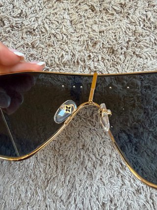 Gafas de Sol Louis Vuitton Doradas y Negras