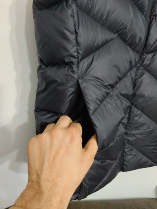 Chaleco plumífero Puma negro