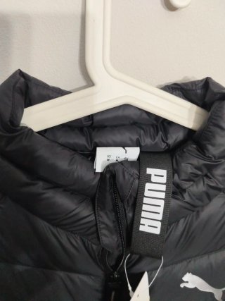 Chaleco plumífero Puma negro