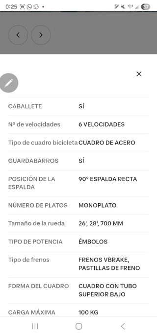 Bicicleta Elops 520 nueva