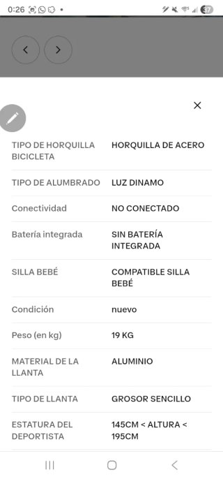 Bicicleta Elops 520 nueva