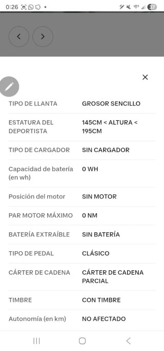 Bicicleta Elops 520 nueva