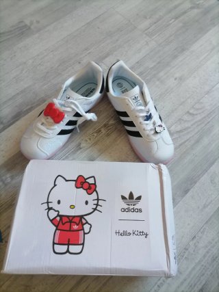 Adidas Hello Kitty Zapatillas Blancas Rosas