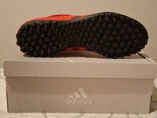 Botas Fútbol Adidas Predator T.38 2/3 Rojo/Naranja