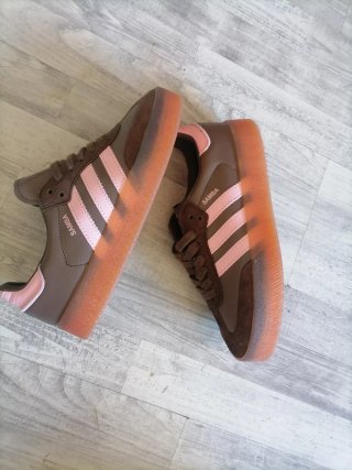 Adidas Samba Mujer Marrón y Rosa