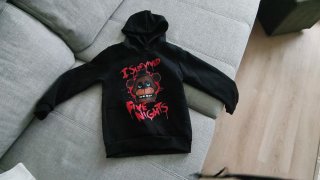 Sudadera Negra Five Nights at Freddy's Niño 5 años