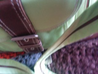 Bolso de maternidad verde