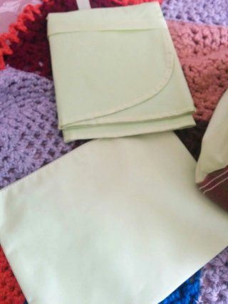 Bolso de maternidad verde
