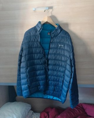 Abrigo Columbia Azul Mujer