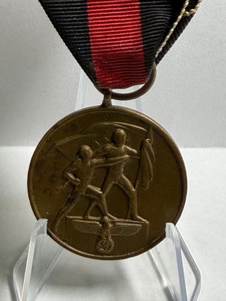Medalla Anexión Sudetes octubre de 1938