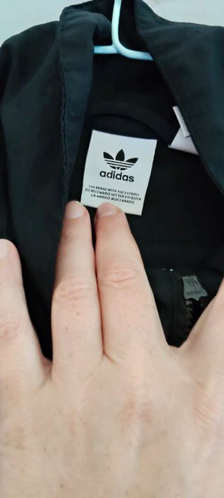 Cortavientos Adidas Negro