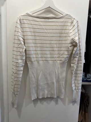 Jersey Guess Rayas Doradas Talla M