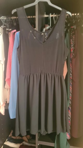 Vestido fiesta lentejuelas negro