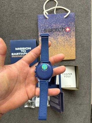 Swatch x Omega Mission Earthphase Moonshipe Gold