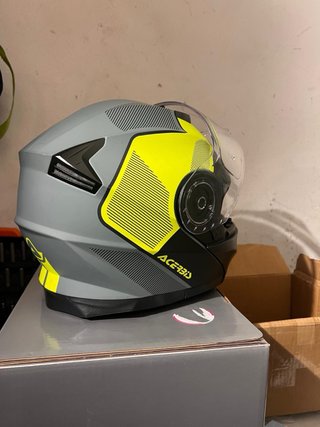 Casco Modular Acerbis Negro/Amarillo