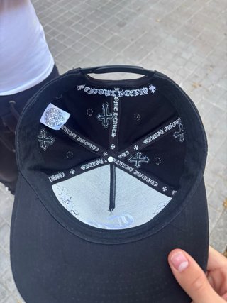 Gorra Chrome Hearts Negra y Blanca