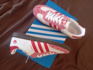 Adidas Samba Mujer Corazón Rosa Blanco